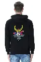 "Cartoon Chaos Hoodie - Vibrant Artistic Design" | KK00UH65