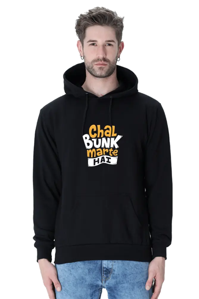 Chal Bunk Marte Hai Hoodie – Fun Casual Wear  | KK00UH77
