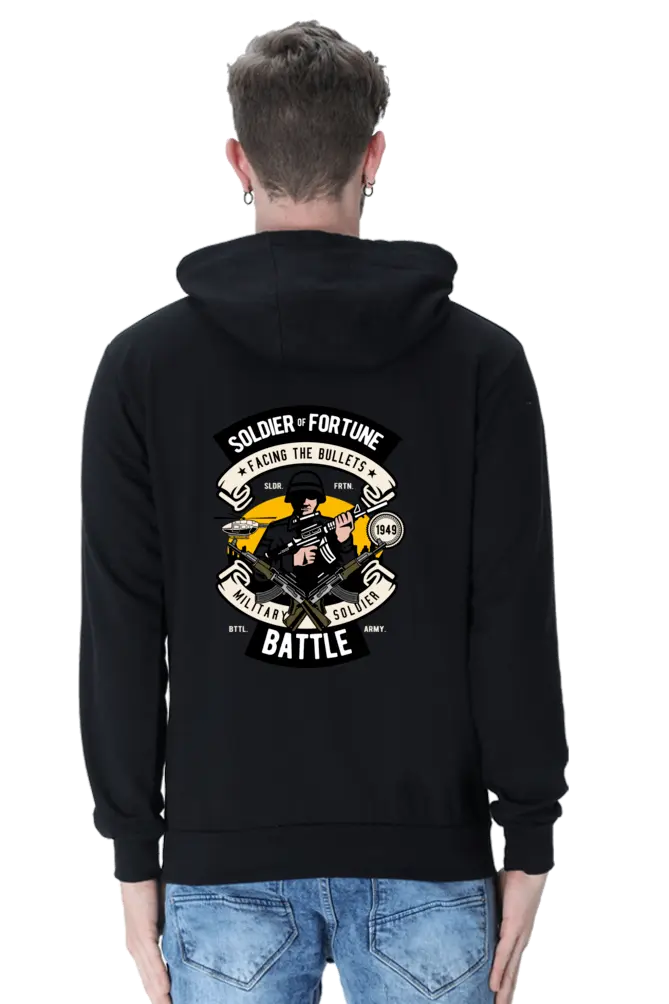 Soldier of Fortune Hoodie - Unisex Military Graphic | KK00UH90