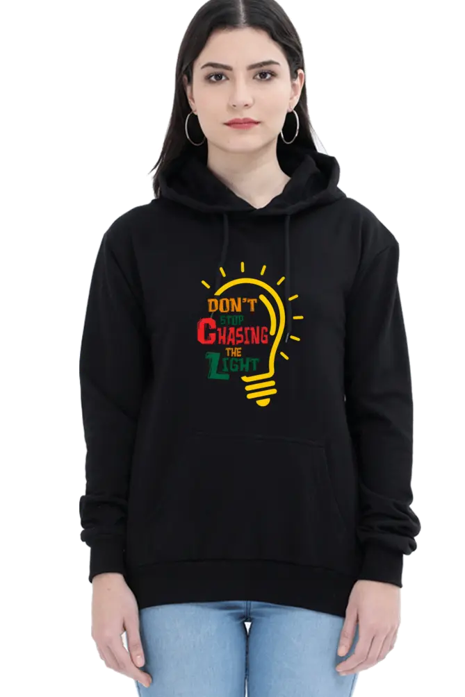 Don't Stop Chasing the Light Hoodie - Stay Inspired | KK00UH104