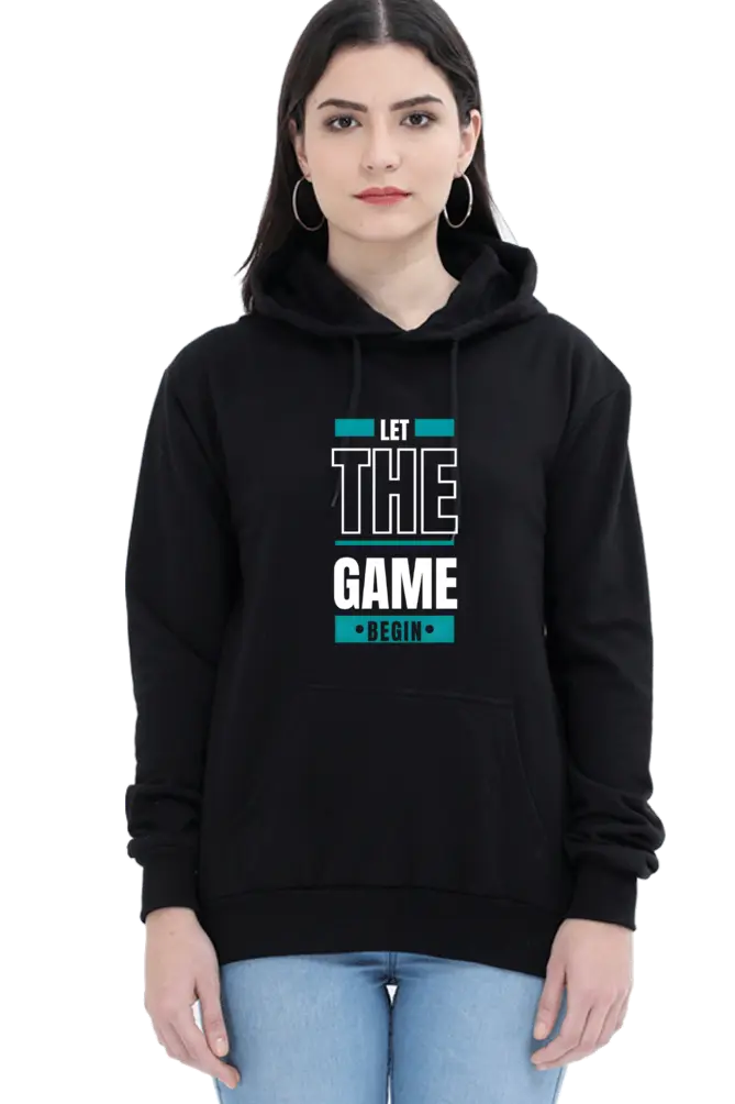 Let The Game Begin Hoodie - Gamer's Ultimate Wear | KK00UH105