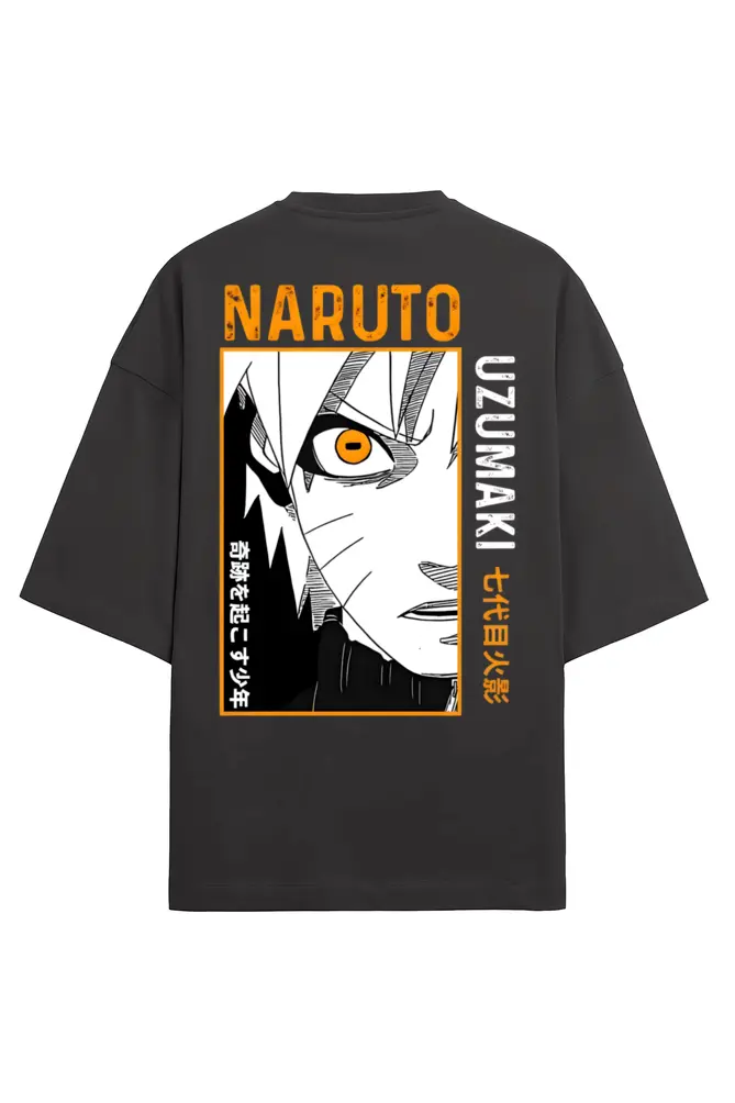 Naruto Uzumaki Unisex Oversized T-Shirt | KK0UOT161