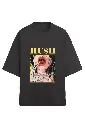 Hush Skeleton Hand Unisex Oversized T-Shirt | KK0UOT133