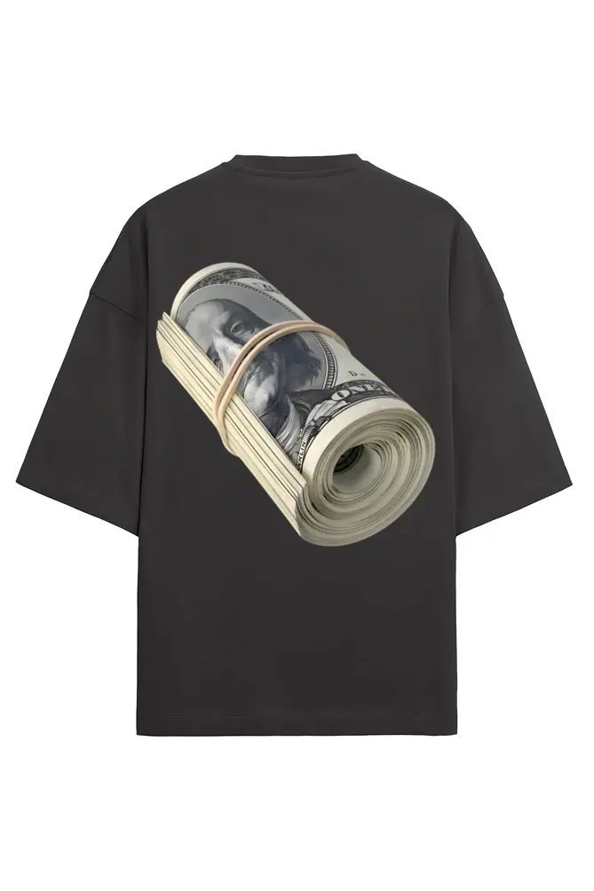 Money Roll Unisex Oversized T-Shirt | KK0UOT143