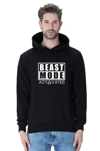 Beast Mode Activated Hoodie - Power Up Your Style | KK00UH103