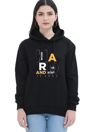 Work Hard & Stay Humble Hoodie - Motivation Meets Style | KK00UH110