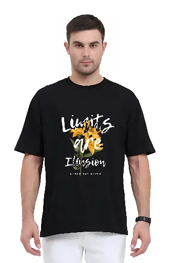 Limits Are an Illusion Unisex Oversized T-Shirt | KK0UOT125