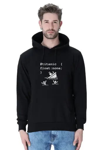 Titanic CSS: Float None Unisex Hoodie | KK00UH26