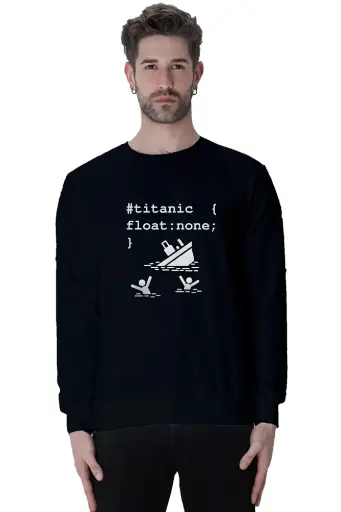 "Titanic Float:None" Unisex Sweatshirt | KK00US26