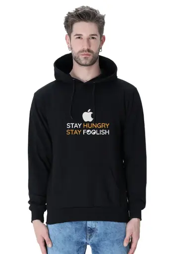 Stay Hungry, Stay Foolish Unisex Hoodie | KK00UH28