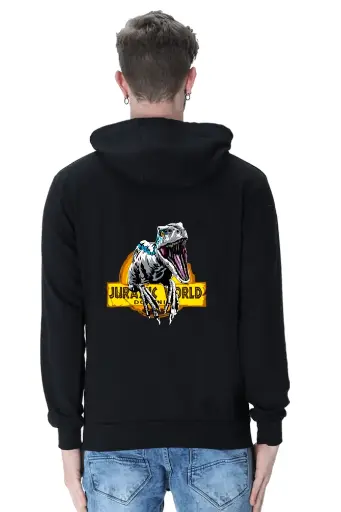 Jurassic World Dominion Unisex Hoodie – Dinosaur Graphic Design | KK00UH66